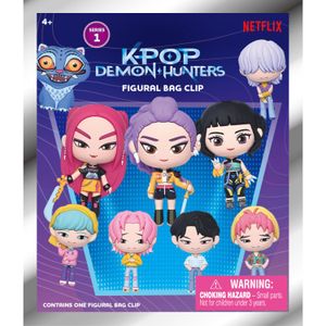 Monogram K-Pop Demon Hunters 3D Foam Bag Clips - Series 1